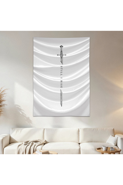 Geek Cultcha Still I Rise Wall Drape Wall Tapestry First Quality Satin Fabric...