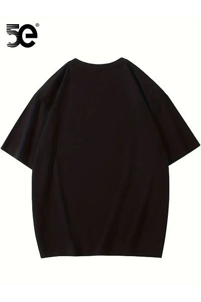 Guillermo Plus Size Graphic Printed Oversize Combed Cotton T-Shirt Tee All Seasons
