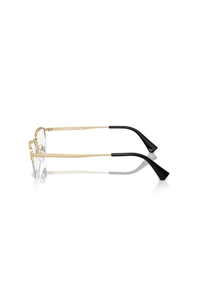 Emporio Armani Man Rectangle Eyeglasses- Ea 1044td - Lense Size:55mm - Shiny Pale Gold