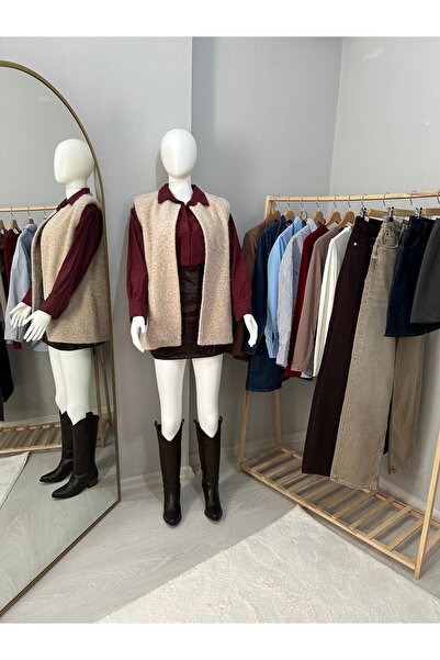 Genel Markalar Yün Alaşım Kaşe Kumaş Astarlı Vatkalı Yelek