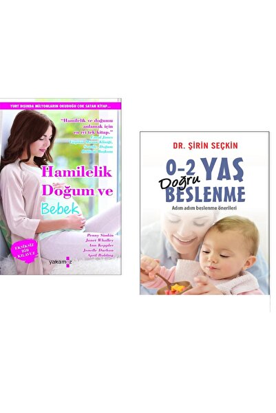 Yakamoz Yayınları 2' Lİ SET HAMİLELİK DOĞUM VE BEBEK + 0- 2 YAŞ  DOĞRU BESLEN...