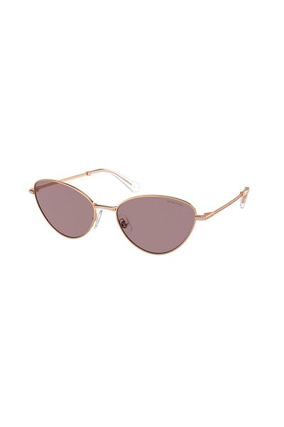 Swarovski Women's Cat Eye Metal Sunglasses Rose Gold