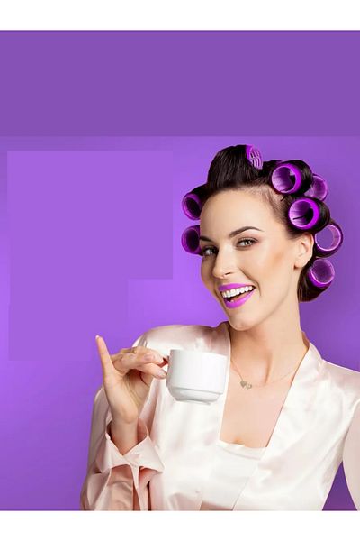 Transformacion Ondulator 4 Cm Heat Siz发热 Coafarea părului Natural Curl 12 buc 721376