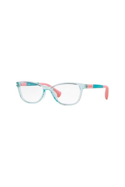 MIRAFLEX Woman Cat Eye Eyeglasses- Mf 4014 - Lense Size:47mm - Translucent Turquoise