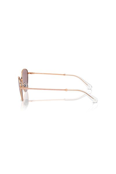 Swarovski Women's Cat Eye Metal Sunglasses Rose Gold