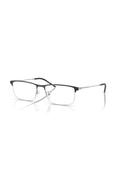 Emporio Armani Man Rectangle Eyeglasses- Ea 1168d - Lense Size:56mm - Matte Dark Blue
