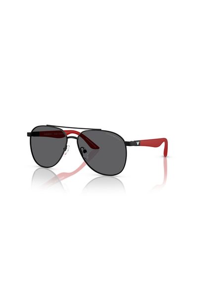 Emporio Armani S;EA KIDS;2001, 53, 3001, T3 Man Metal Matte black sunglasses full frame for Children