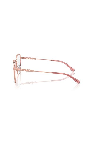 Michael Kors Woman Cat Eye Eyeglasses- Mk 3081d - Lense Size:56mm - Rose Gold Shiny