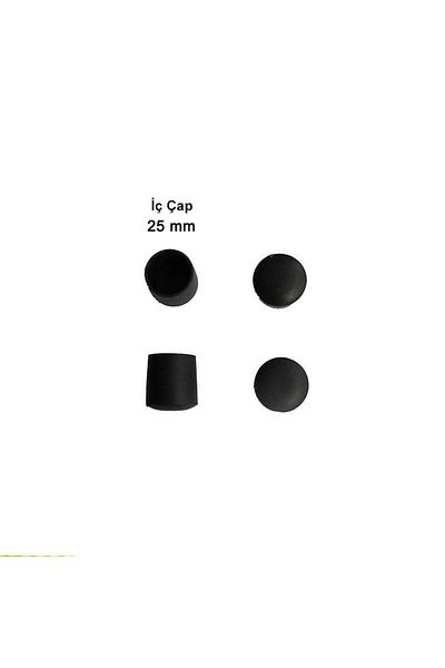 STUMBANNG Round Profile External Plug 25 Mm 4 Pieces