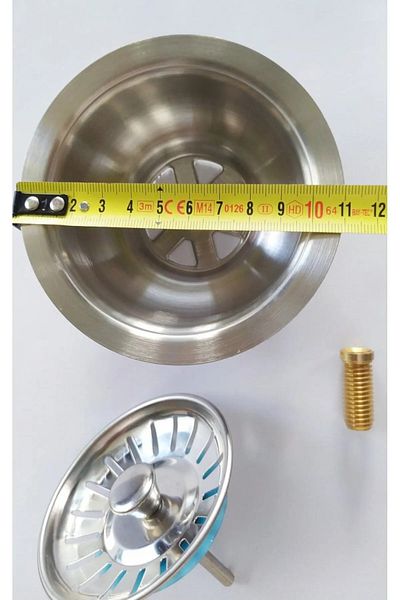 KARAT design Siphon Assembly Stainless Steel Sink with Drainer