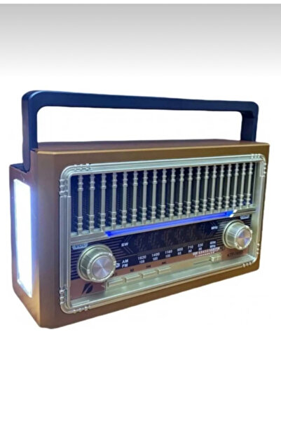 EMİN ENSAR HOME Nostalji 2.5" Bluetooth Radyolu El Fenerli Speaker | El Fener...