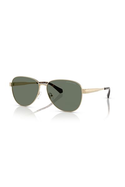 Michael Kors Woman Pilot Sunglasses- Mk 1160 - Lense Size:59mm - Light Gold Shiny