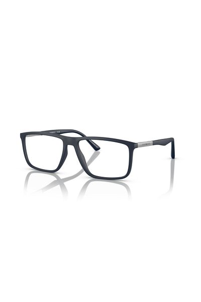 Emporio Armani Man Rectangle Eyeglasses- Ea 3221 - Lense Size:54mm - Matte Blue