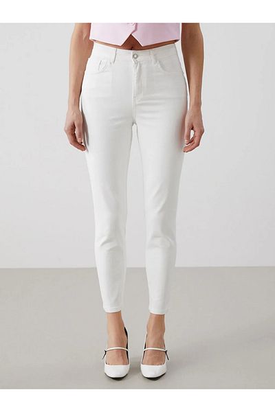 LC Waikiki Lcw Jeans White Rodeo Slim Fit Women's Jean Pants