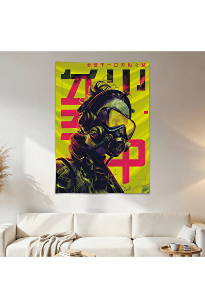 Geek Cultcha Japanese Surrealist Woman Wall Drape Wall Tapestry First Quality...