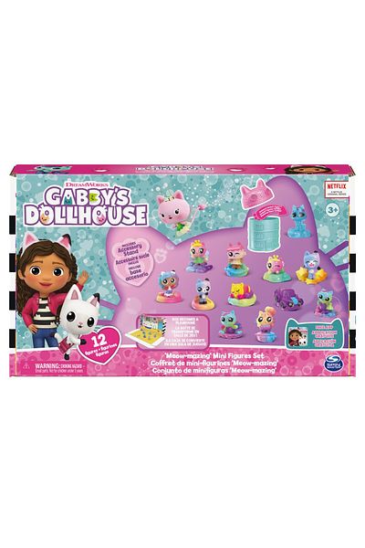 Spinmaster Gabbys Dollhouse Set 12 Mini Figurine