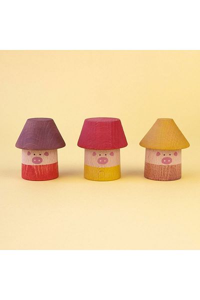 Londji Wooden Game The Three Little Pigs