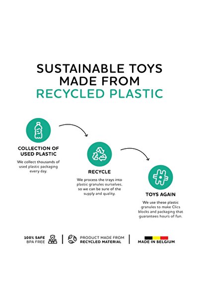 Clicstoys Nano Clics pro kreativní stavitele 250 dílků Clicformers