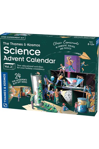 Thames & Kosmos Vzdělávací hračka STEM stavebnice Vědecký adventní kalendář verze 2 Thames & Kosmos