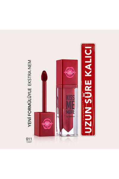 Flormar Kiss Me More Intense Moisturizing Liquid Matte Lipstick Intense Red No:011