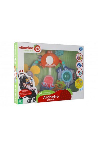 GLOBO Baby arcade toy with activities and clips Vitamin G