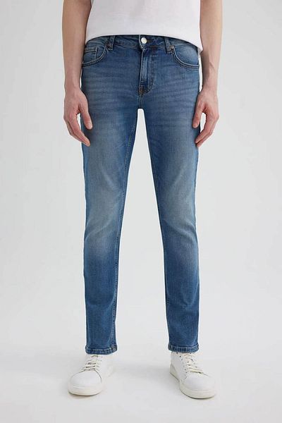 DeFacto Pedro Slim Fit Skinny Fit Κανονική μέση στενό τζιν παντελόνι 25k801t03227