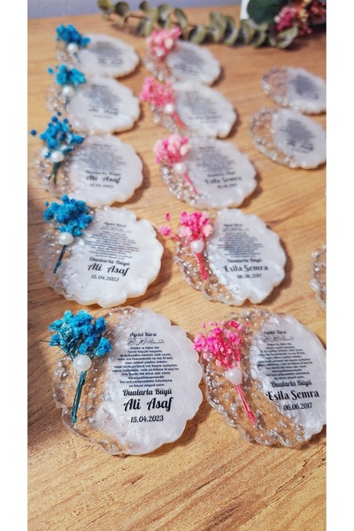 sevgiliatolyemm mutluluk getirmesi dileğiyle 1 Piece Flowery-Duali Baby Magne...