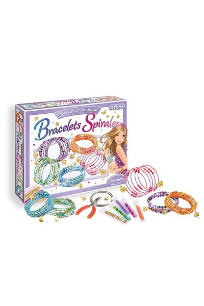 Sentosphere Creative kit with glass beads - Spiral bracelets