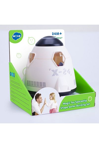 Jucarii Bebe Spaceship Building Set