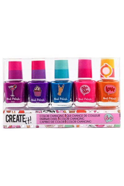 Create It Set 5 lacuri de unghii culori schimbatoare Create It
