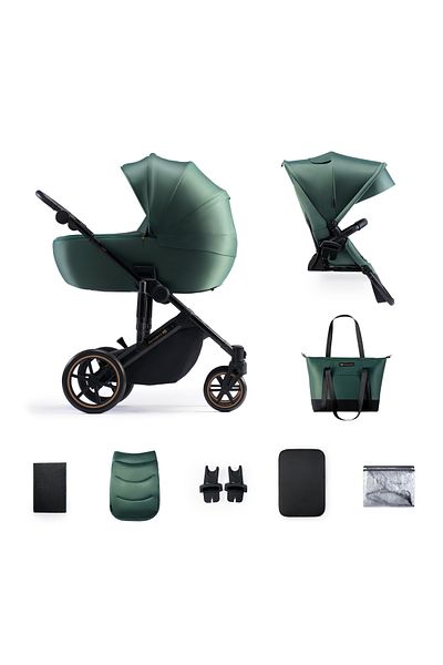 Kinderkraft Carucior 2 In 1 Kinderkraft Prime 2, Dark Green