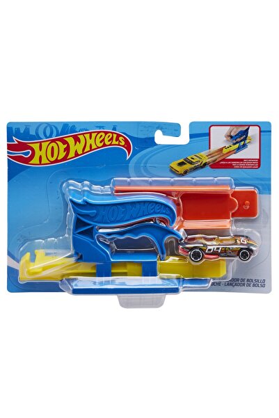 Evelise HOT WHEELS SET LANSATOR PORTABIL ALBASTRU SI MASINUTA