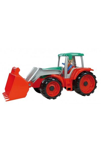 LENA Plastic tractor with figure 37 cm Truxx