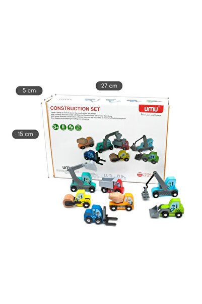 UMU Toys Set de vehicule pentru constructii, UMU Toys, super distractiv