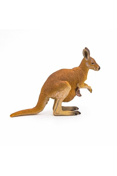 Papo Kangaroo Figurine With Baby