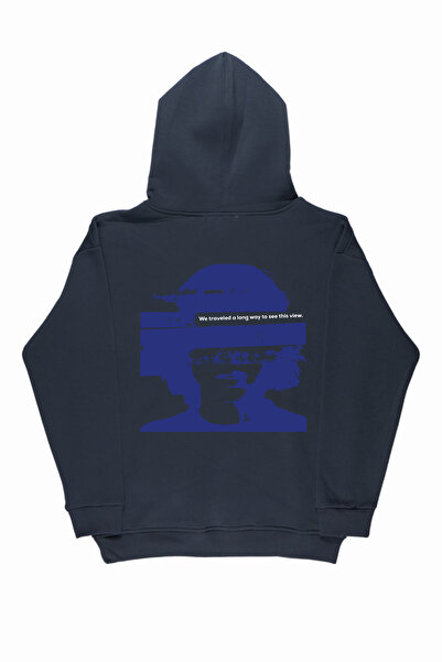 By Caspita Fashion Lenithra Travel Back Štampano Unisex Oversize kroj Dimljen...