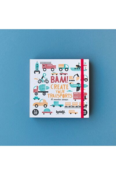 Londji Joc creativ stampile Mijloace de transport, Londji, super distractiv