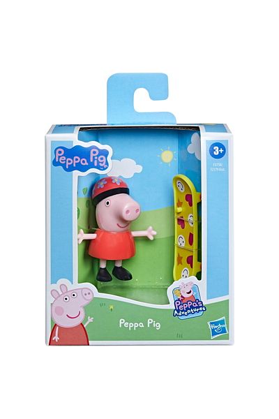 Peppa Pig FUNNY FRIENDS FIGURE PEPPA PIG WITH SKATEBOARD 7CM