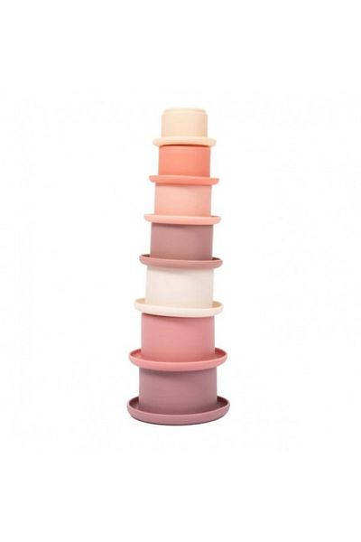 OEM Bo Jungle bath toy stackable heart cups