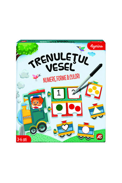 Evelise TRENULETUL VESEL NUMERE FORME CULORI