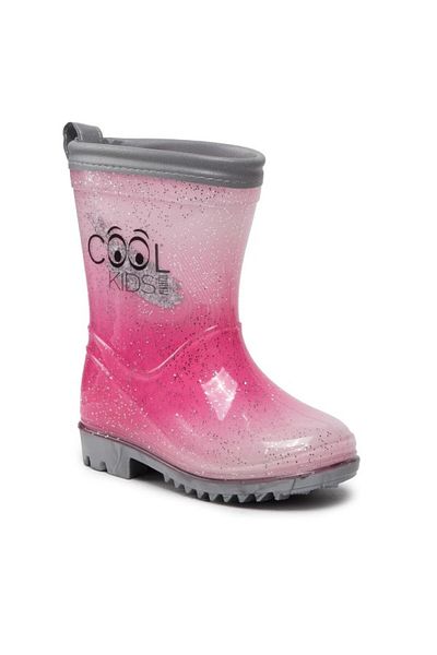 Perletti Perletti rubber boots with glitter size 24 25 fuchsia pink