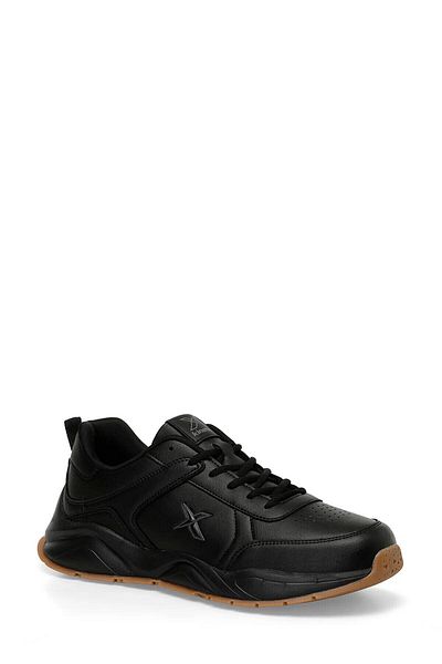Kinetix Bran Pu 4Pr Black Men's Sneakers