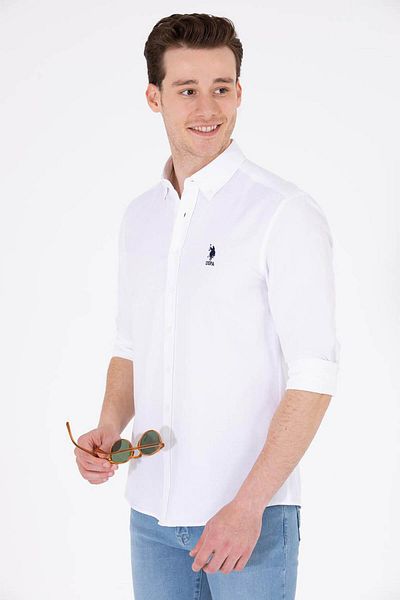 U.S. Polo Assn. Ανδρικό αθλητικό πουκάμισο Goksel Slimfit ΗΠΑ Polo G081gl004.000. 1570715