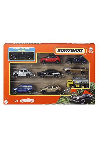 mattel Sada 9 aut Matchbox Mgb GT kupé 1971