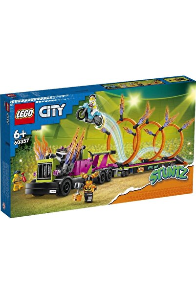 Lego City STUNT TRUCK AND FIRE CIRCLE CHALLENGE 60357