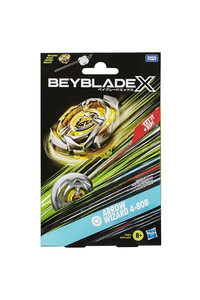 Toys BEYBLADE X LET IT RIP LAUNCHER SET AND ARROW WIZARD WHEEL 4-80B