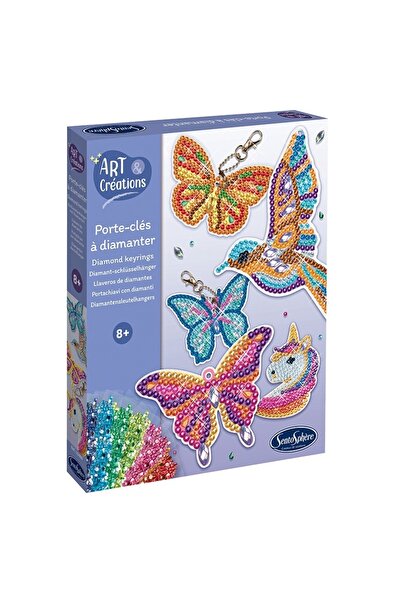 Sentosphere Kreativní sada s diamanty / kamínky - Přívěsky na klíče
