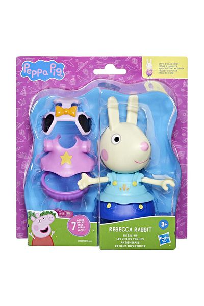Hasbro Figurka Prasátka Peppa a sada doplňků k oblečení Rebecca Bunny 15 cm