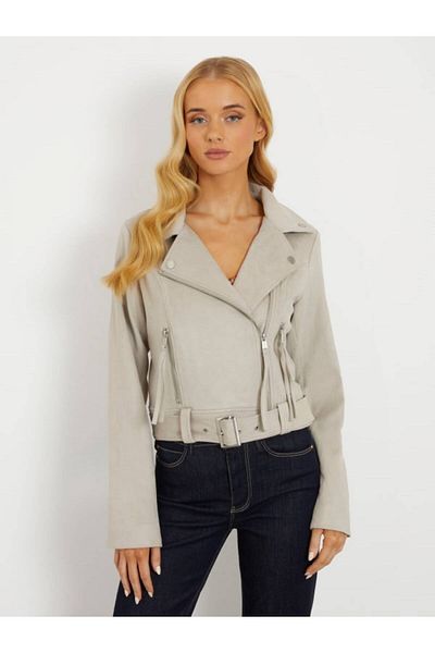 Guess Γυναικείο Biker Jacket Celeste Suede