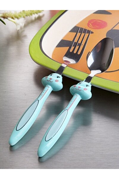 MEGA AVM Baroness Hayvan Figürlü Çocuk Çatal Kaşık Seti
